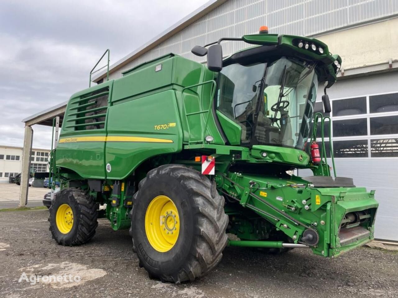 John Deere cosechadora de cereales