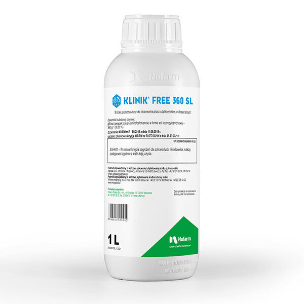 Nufarm KLINIK FREE 360 SL 1L glifosat herbicida nuevo