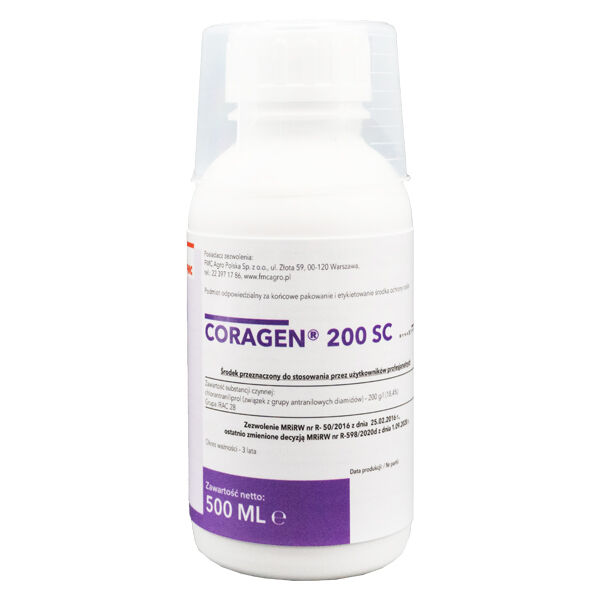Insecticida FMC Coragen 200 SC 0,5L