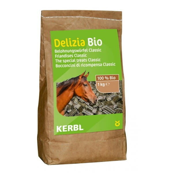 Kerbl smakołyki Delizia Bio Classic 1kg equipamiento para caballos