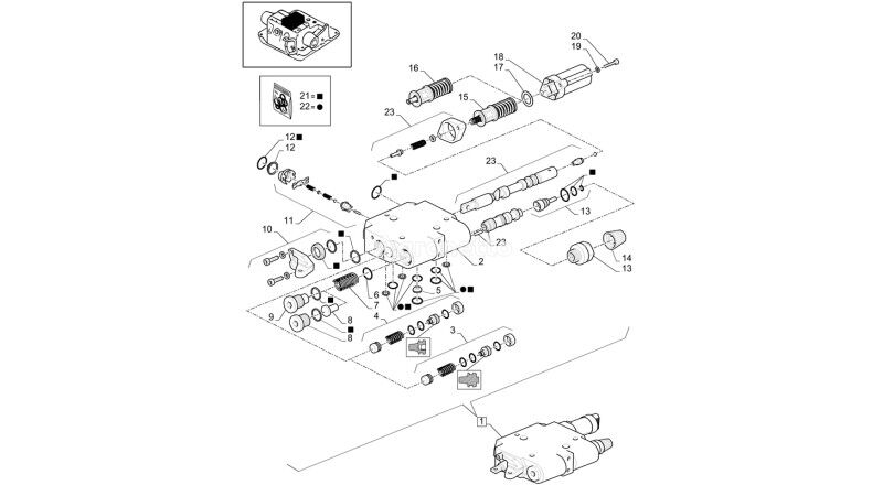 47618825 kit de reparación para New Holland T6010 T6090 T6070 tractor de ruedas