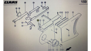osłony otra pieza de carrocería para Claas Lexion 580 cosechadora de cereales