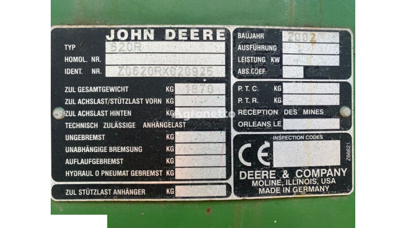 Kosa otras piezas de funcionamiento para John Deere 620r cabezal de grano