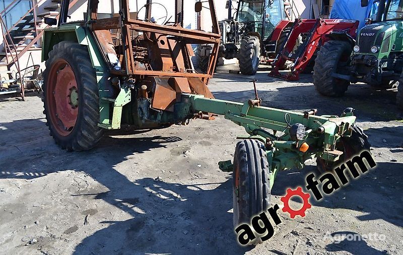 Fendt spare parts części używane silnik wał skrzynia most oś podnoś fo para tractor de ruedas