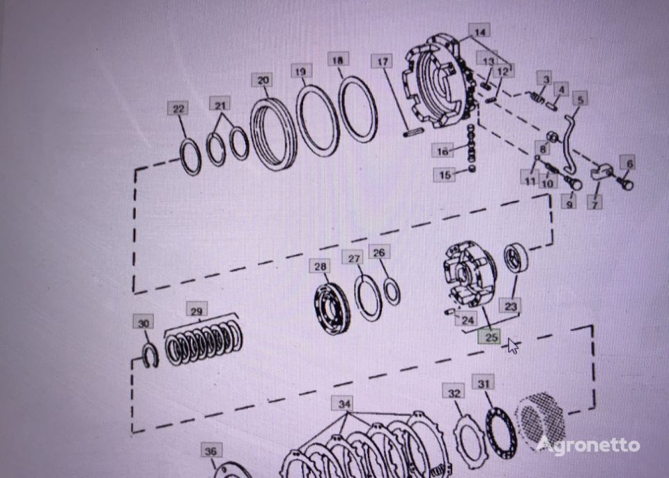 John Deere AR78256/bęben tambor de freno para John Deere 4555/4755/4955 tractor de ruedas