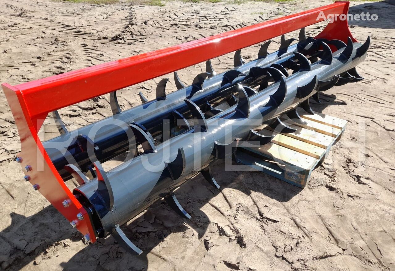 New double spiked roller with frame, tandem, mulching 3 m, diame rodillo agrícola nuevo