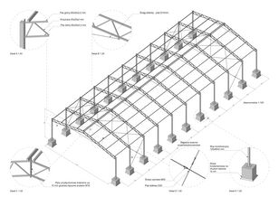 hangar de tela