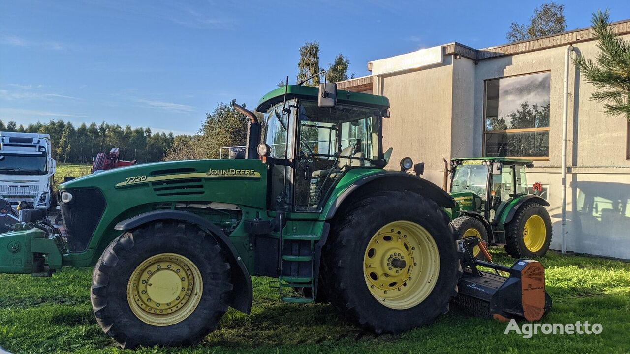 John Deere 7720 Cancela + Mulcher TMN 250 tractor de ruedas